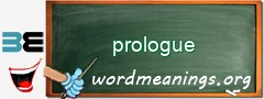 WordMeaning blackboard for prologue